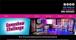 Desktop Screenshot of gameshowchallenge.ie